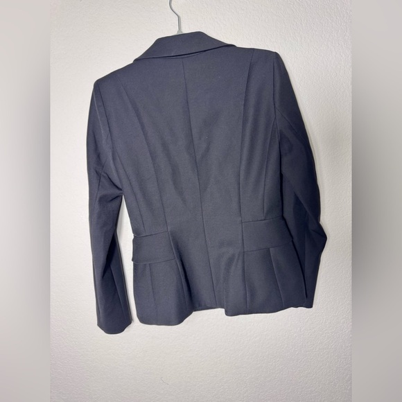 White House Black Market Classic Signature Black Blazer Comfort Stretch Size 4 - Picture 2 of 14